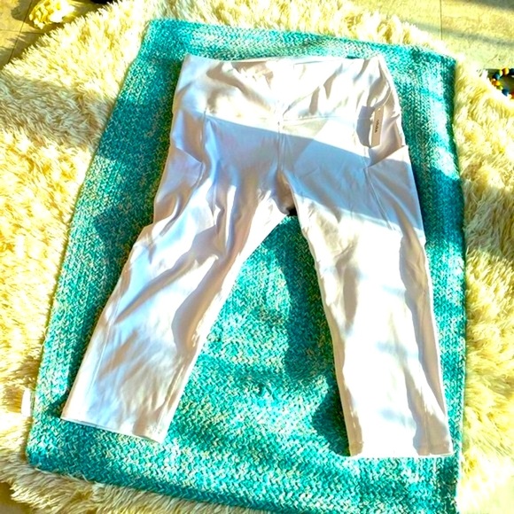 ODODOS WOMEN’S HIGH WAISTED YOGA WORKOUT LEGGINGS PEDAL PUSHER PANTS 2X… - Picture 1 of 13